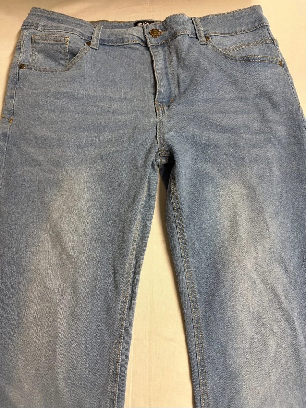 Light Blue Men’s Jeans - Classic Straight Fit